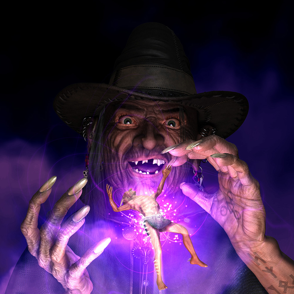 character 3d illustrations menu
