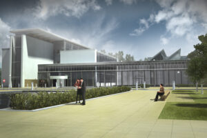 3d illustration of a University Campus