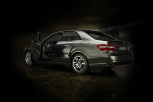 3d illustration of Mercedes E Class