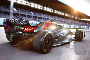 3d illustration of Redbull Racing 2022 formula 1 car