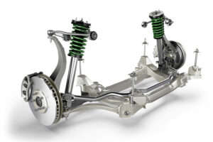 3d Illustration Jaguar Front Suspension