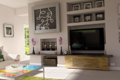 Architectural 3d illustration