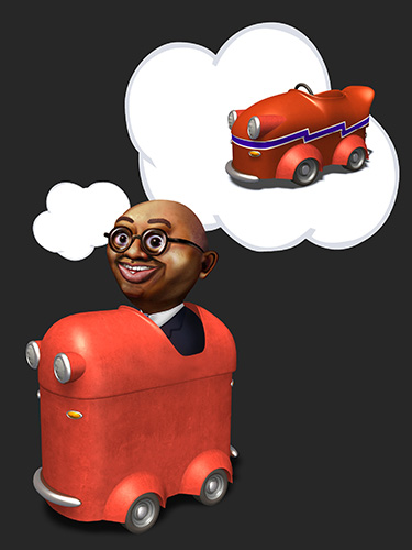 character 3d illustration Halifax Howard
