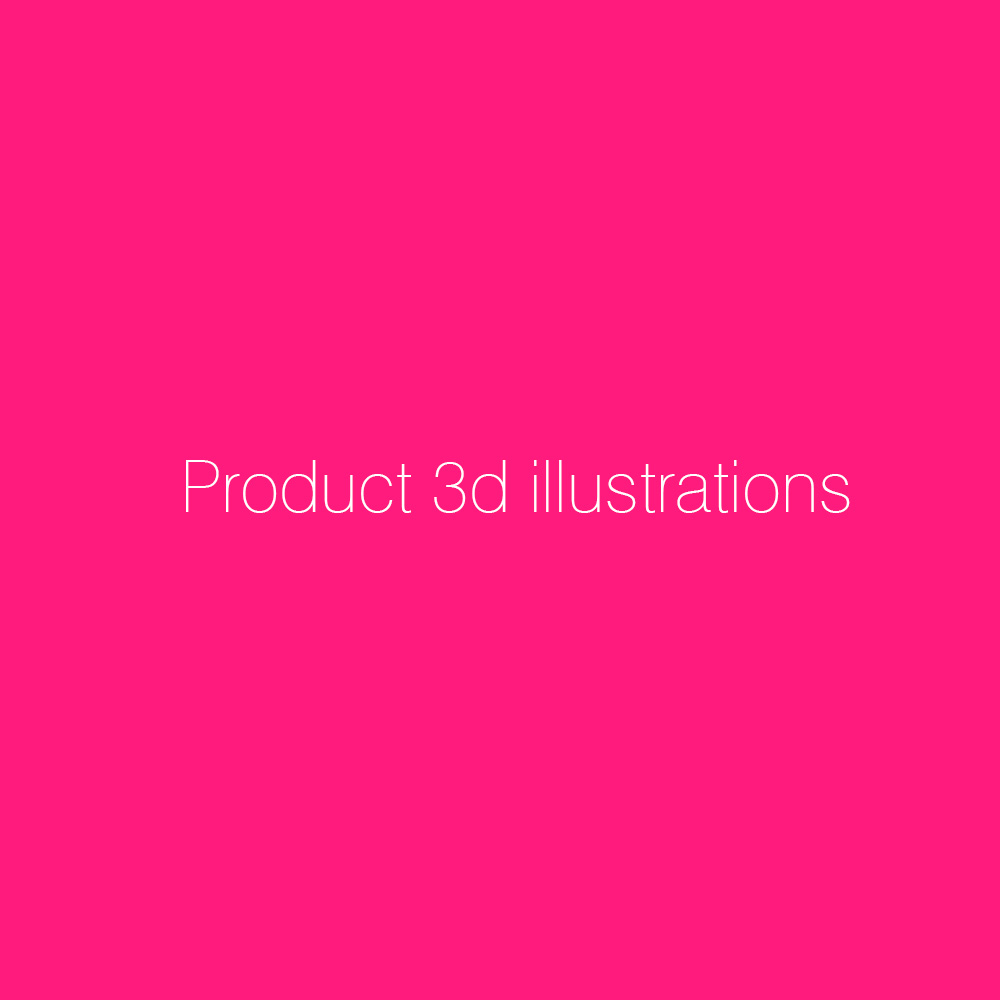 Product 3d illustration